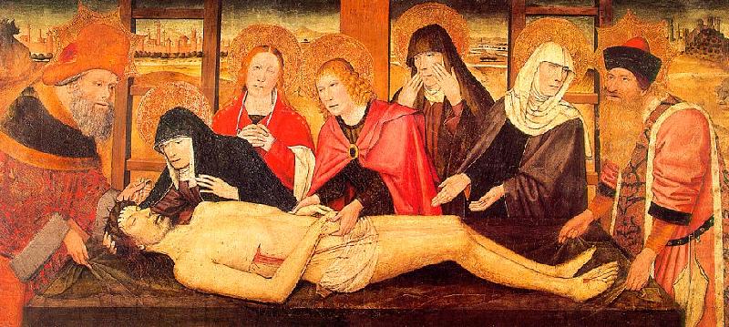 The Lamentation of Christ, Jaime Huguet